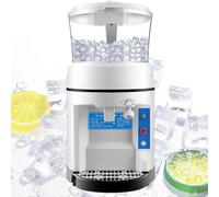 Trituradora de hielo eléctrica de sobremesa, 350 W, máquina para granizados, 11 l, 480 kgh para cócteles, batidos y postres helados.