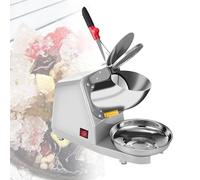 Trituradora de hielo eléctrica para uso doméstico y comercial, 380 W, con cuchillas dobles y cubiertas, para hacer conos de nieve, cócteles, cafés helados, mezcla de granizados