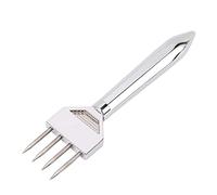 Trituradora de hielo experta |Trituradora de hielo manual de metal completo de calidad alimentaria para cocina/bar/restaurante |Triturar cubitos de hielo y bolas de whisky (A)