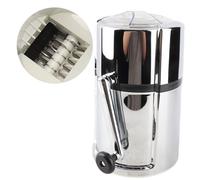 Trituradora de Hielo Manual con Cuchillas de Acero Inoxidable | Funcionamiento con manivela, ahorro de energía, resistente al óxido, diseño compacto, ideal para fiestas.