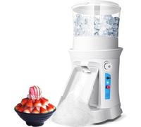 Trituradora de hielo, máquina de granizados de 350 W con grosor de hielo ajustable e interruptor de seguridad, 680 kgh para uso doméstico y comercial.
