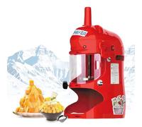Trituradora De Hielo Smoothies De Mesa, MáQuina De Hielo AutomáTica De Copos De Nieve De 198 Lbs/H, MáQuina EléCtrica De Conos De Nieve De 1420 Rpm, Protector Contra Salpicaduras ExtraíBle,Red