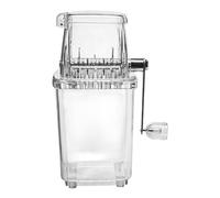 Trituradora de hielo, trituradoras de hielo para uso doméstico, trituradora manual de manivela, máquina de conos de nieve para afeitado, conos de nieve, granizados y bebidas, máquina