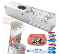 Trituradora de Latas Eléctrica latas de aluminio para reciclar Automática 12/16oz Metal para reciclaje Ciclo de un clic Acero inoxidable para latas de cerveza de gas de gas de aluminio Botel