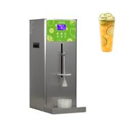 Trituradora de limón eléctrica comercial, trituradora automática de frutas con 2 tazas agitadoras, temporizador ajustable de 9 velocidades, 100 tazas/hora