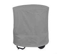 Trituradora de madera resistente al agua, cubierta de tela Oxford 210D, protección para todo tipo de clima, para eléctrico sin cuchillas, para trituradoras de hojas, 83 x 114 cm, negro y gris (negro)