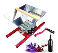 Trituradora De Manzanas Y Uvas - Prensa Manual De 7L Con Manivela, Gran Capacidad, Pulper De Acero Inoxidable Para Zumo, Sidra, Elaboración De Vino Y Huertos Domésticos Grape-Crusher