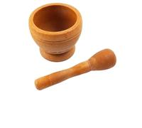 Trituradora de mortero piedra multifunción Manual for el hogar, ajo, molinillo, tazón, olla for herramientas cocina casera Para Cocina(Brown 01)