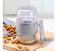 Trituradora de nueces, multipicadora universal, adecuada para todas las nueces, molino manual de nueces con manivela de mano, cortador de cacahuete, triturador de frutas secas para varias nueces para