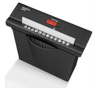 Trituradora de Papel Acropaq Casa o Pequeñas Empresas,Corte Recto,7L,Nivel de Seguridad P2,4 Hojas(80 g/m2) Ancho Máx de Entrada 220 mm -Destructora para Oficina Trituradora de Documentos