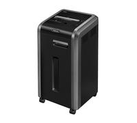Fellowes 225Ci triturador de papel Corte cruzado 65 dB 24 cm Negro, Plata