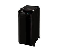 Fellowes Automax™ 350C - Destructora trituradora de Papel automática, Corte en partículas de 4x38 mm (DIN P-4), destruye hasta 350 Hojas, hasta 5 usuarios en la Oficina, Papelera de 68L, destruye CD