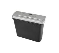 Trituradora de papel Genie 106 S Vario para cualquier papelera (hasta 6 hojas, corte en tiras), color plata