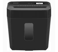 Trituradora de papel Savio ND-01 corte cruzado P-4 6 hojas 11,5 L negra