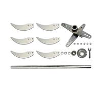 Trituradora De Para Agricultura Familiar, Picado Ajustable de Alimentos para Ganado | Trituradora de Césped para Jardinería Familiar, para Cortar Césped Moler Hojas Muertas Rama y