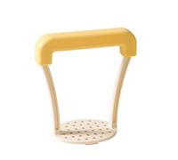 Trituradora De Patatas - Herramienta De Cocina Aplastar | Prensa Manual Con Mango Antideslizante De Trece Centímetros Para Preparación De Comidas Y Pastelería Sin Rayas