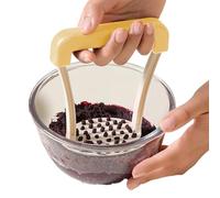 Trituradora De Patatas | Herramienta Para Aplastar Verduras - Prensa Manual Con Mango Antideslizante De Trece Centímetros Para Preparación De Comidas Y Pastelería Sin Rayas