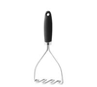 Trituradora De Patatas Trituradora De Frutas - Prensa Manual De Frijoles De Acero Inoxidable De 10,24 Pulgadas, TrituradoraDe Alimentos De Plata Negra, Comida Consistente Eficiente Para Ensaladas, Ve