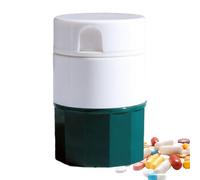 Trituradora de píldoras, botella de pastillas, multifuncional 4 en 1, molinillo pulverizador, taza para beber, aplasta pastillas para ancianos y mascotas