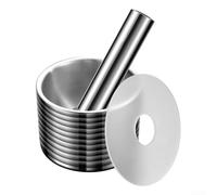 Trituradora de píldoras de acero inoxidable 304 para mortero y mortero adecuado para triturar pastillas y moler hierbas de cocina con diseño fácil de usar