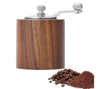 Trituradora de pimienta con manivela, trituradora de pimienta eléctrica, sal manual de madera y pimientos, utensilios de cocina con espejo de molienda ajustable, trituradora para sal, granos de café
