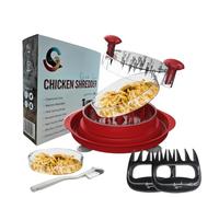 Trituradora de pollo de 11 pulgadas | Herramienta trituradora de pollo | Trituradora de carne | Mango ergonómico | Base antideslizante | Garras trituradoras de carne | Herramienta trituradora de carne