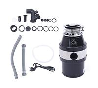 Trituradora de residuos de cocina, 3/4 HP 3500 rpm, residuos de cocina, trituradora de residuos con interruptor de aire, triturador de residuos domésticos, eliminación de residuos de alimentos