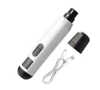 Trituradora de uñas silenciosa para perros - Cortapatas recargable por USB, amoladora silenciosa de 5 velocidades, herramienta de aseo eléctrica para el cuidado de las uñas de los pies, para perros