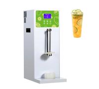 Trituradora eléctrica automática de limones, trituradora de hielo comercial de frutas frescas con 2 vasos agitadores de 1000 ml, temporizador ajustable de 9 velocidades, 100 tazas por hora
