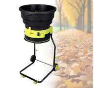Trituradora eléctrica de hojas de 2500 W con ruedas y bolsas de almacenamiento, trituradora de patio de 8000 RPM para una limpieza eficiente del jardín, defoliador eléctrico resistente