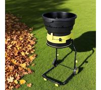 Trituradora eléctrica de hojas y picadora de ramas de 2500 W, embudo de 54 cm de diámetro, ideal para limpieza de jardines y mantenimiento de jardines, eliminación eficiente de hojas