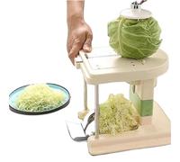 Trituradora eléctrica de repollo con 3 cuchillas de acero inoxidable, picadora de verduras de alta eficiencia para cocina y restaurante, corta hasta 5 kg en 5 minutos