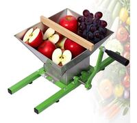 Trituradora manual de frutas, molinillo de manzana de acero inoxidable, triturador de rodillos para hacer sidra de vino, elaboración casera