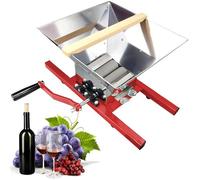 Trituradora manual de manzanas para elaborar sidra de vino con mango de pulpa para uvas y verduras