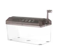 Trituradora Pequeña - Cortador De Documentos Compacto con Manivela | Herramienta Manual para Triturar Papel | para El Hogar, Oficina, Escuela, Apartamento, Destructor De Archivos Seguro Portátil para