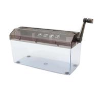 Trituradora Portátil - Cortadores De Documentos Compactos con Manivela | Destructor De Documentos Portátil, Cortador De Papel A6, Privacidad De Escritorio, Papelería No Eléctrica, Peso Ligero Y Fácil