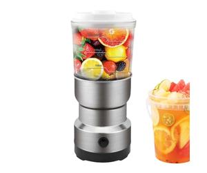 Trituradora portátil para batidos: mezclador portátil y molino de granos | Mezclador Power Black Titanium, compacto, aparato de cocina ligero, máquina de preparación de alimentos para granos