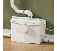 Trituradora sanitaria de 900 W de alta potencia, 4 entradas 2 salidas, escotilla de liberación patentada, bomba de elevación para inodoro, lavadero, fregadero, ducha en el sótano, motor de cobre