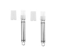 Trituradoras de alimentos de acero inoxidable resistentes al óxido con mango ergonómico para preparaciones de cocina seguras, cortador de mandolina multiusos