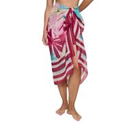 Triumph Beach Mywear Pareo Swimwear Cover Up, Color Blanco y Rosa, Talla única Mujeres