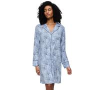 Triumph Boyfriend Fit Ndw 03 Nightgown, Blue Combination, 48 Mujeres