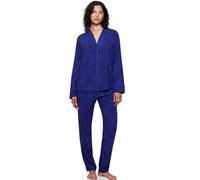 Triumph Boyfriend Fit PW 03 Top Pajama, Combinación Azul y Oscuro, 40 Mujeres