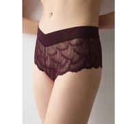 TRIUMPH Braga tipo shorty LOVE IN LACE. Color burdeos