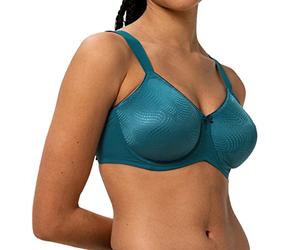 Triumph Essential Minimizer W X, Sujetador reductor Mujer, Azul (Blue Coral), 85C