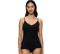Triumph Feel of Cotton Spaghetti Top Undershirt, Negro, 38 Mujeres