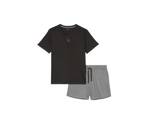 Triumph International GmbH Mix N Match Cotton Pyjama Set Short Juego de Pijama, Negro y Gris, L Hombres