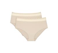 TRIUMPH Lote de 2 braguitas Midi FEEL OF MODAL. Color Sueño cremoso