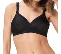 Triumph International Sujetador sin aro Doreen + Cotton 01 N Mujer Negro 100D