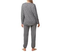 Triumph Mujer Endless Comfort Pk Lsl, Pajama Set, Dark Grey Melange, 48