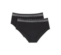 Triumph Mujer Feel of Modal Midi 2P, Underwear, Black, L
